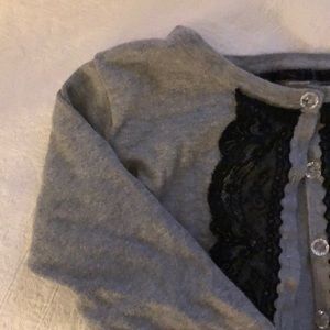 Kids grey cardigan